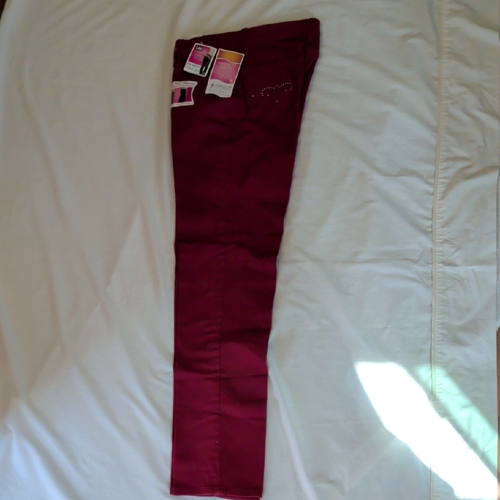 Lee Women's Dark Red Skinny Jeans - Picture 2 of 7